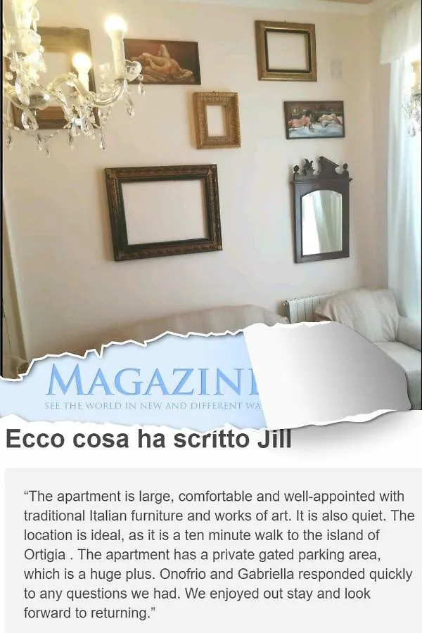 Apartament Casa Gabriella Syrakuzy